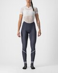 CASTELLI pantalones largos sin tirantes - VELOCISSIMA THERMAL - azul