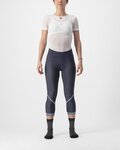 CASTELLI Pantalón 3/4 sin tirantes - VELOCISSIMA THERMAL - azul
