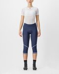 CASTELLI Pantalón 3/4 sin tirantes - VELOCISSIMA THERMAL - azul