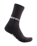 CASTELLI calcetines clásicos - QUINDICI SOFT MERINO W - negro