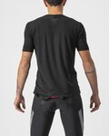 CASTELLI Camiseta de manga corta - BANDITO WOOL SS - negro