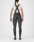 CASTELLI pantalones largos con tirantes - SEMIFREDDO W DT - negro