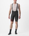 CASTELLI pantalones cortos de tirantes - FREE AERO RC KIT - negro/rojo
