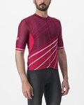 CASTELLI jersey de manga corta - SPEED STRADA - granate
