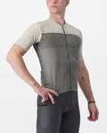 CASTELLI jersey de manga corta - UNLIMITED ENTRATA - gris/marfil