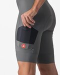 CASTELLI pantalones cortos de tirantes - gris