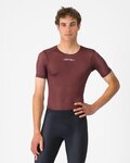 CASTELLI Camiseta de manga corta - PRO MESH 2.0 - granate