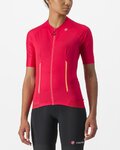 CASTELLI jersey de manga corta - ENDURANCE W - rojo