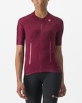 CASTELLI jersey de manga corta - ENDURANCE W - granate