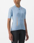 CASTELLI jersey de manga corta - ENDURANCE W - azul claro