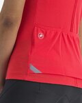 CASTELLI jersey de manga corta - ANIMA - rojo