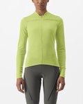 CASTELLI maillot de verano de manga larga - ANIMA - verde claro