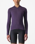 CASTELLI maillot de verano de manga larga - ANIMA 4 - púrpura