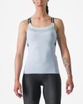 CASTELLI camiseta sin mangas - BAVETTE TOP - azul claro