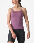 CASTELLI camiseta sin mangas - BAVETTE TOP - púrpura
