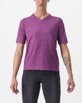 CASTELLI jersey de manga corta - TRAIL TECH 2 W - púrpura