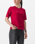 CASTELLI jersey de manga corta - TRAIL TECH 2 W - rojo