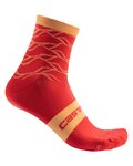 CASTELLI calcetines clásicos - CLIMBER'S 3.0 - rojo