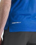 CASTELLI Camiseta de manga corta - ITALIA MERINO - azul