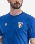 CASTELLI Camiseta de manga corta - ITALIA MERINO - azul