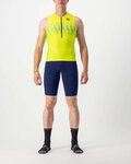 CASTELLI pantalones cortos sin tirantes - PREMIO SHORTS - azul