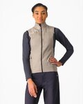 CASTELLI chaleco - UNLIMITED PUFFY W - beige