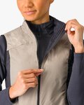 CASTELLI chaleco - UNLIMITED PUFFY W - beige