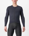 CASTELLI maillot de invierno de manga larga - FLY LS - negro