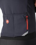 CASTELLI maillot de invierno de manga larga - FLY LS - negro