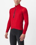 CASTELLI maillot de invierno de manga larga - ENTRATA THERMAL - rojo