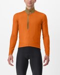 CASTELLI maillot de invierno de manga larga - ENTRATA THERMAL - naranja