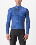 CASTELLI maillot de invierno de manga larga - RAFFICA - azul