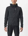 CASTELLI chaqueta aislante - TRAIL HOODIE - negro