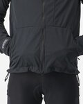 CASTELLI chaqueta aislante - TRAIL HOODIE - negro