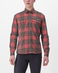 CASTELLI camisa - UNLIMITED FLANNEL - rojo