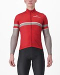 CASTELLI maillot de invierno de manga larga - RETTA - rojo
