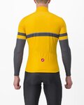CASTELLI maillot de invierno de manga larga - RETTA - amarillo