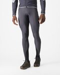 CASTELLI pantalones largos con tirantes - UNLIMITED THERMAL - gris