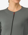 CASTELLI maillot de invierno de manga larga - FLY LS W - gris
