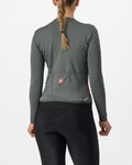 CASTELLI maillot de invierno de manga larga - FLY LS W - gris
