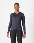 CASTELLI maillot de invierno de manga larga - FLY LS W - negro