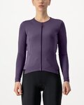 CASTELLI maillot de invierno de manga larga - FLY LS W - púrpura
