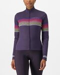 CASTELLI maillot de invierno de manga larga - OTTANTA - púrpura
