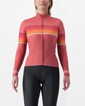 CASTELLI maillot de invierno de manga larga - OTTANTA - rojo