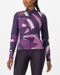 CASTELLI maillot de invierno de manga larga - TROPICALE - púrpura