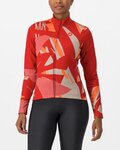 CASTELLI maillot de invierno de manga larga - TROPICALE - rojo