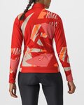CASTELLI maillot de invierno de manga larga - TROPICALE - rojo
