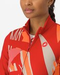CASTELLI maillot de invierno de manga larga - TROPICALE - rojo