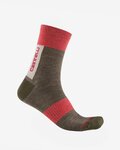 CASTELLI calcetines clásicos - VELOCISSIMA THERMAL - verde