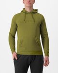 CASTELLI sudadera - LOGO HOODIE - verde